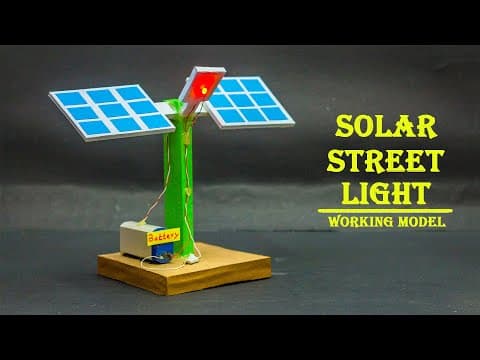 Science Projects | Solar Street Light Working Model