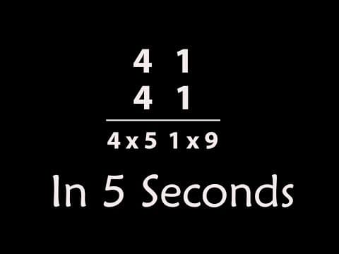 Vedic maths tricks - solve maths in 5 seconds