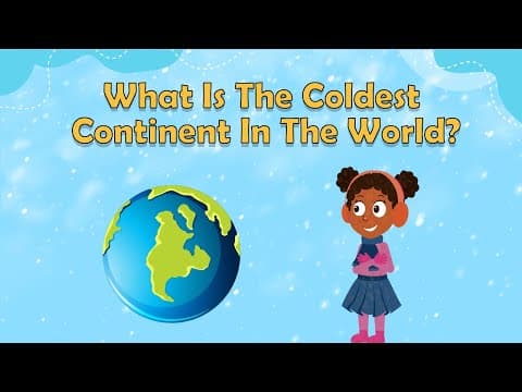 What Is The Coldest Continent In The World? - Antarctica Facts for kids - How cold is Antarctica?