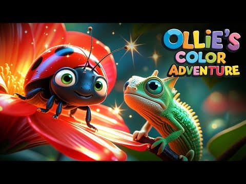 Chameleon’s Colorful Adventure 🦎🌈 | English Moral Stories | Bedtime Stories