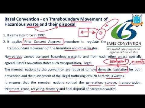 What is Basel Convention ? || Basel Convention అంటే ఏమిటి?