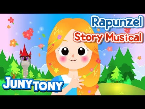 Rapunzel | Fairy Tales | Story Musical for Kids | JunyTony