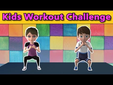 Daily Workout Challenge for Kids at home | Kids Exercise