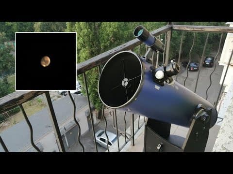 Mars through my 10 inch telescope