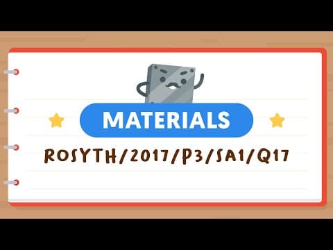 PSLE SCIENCE MADE SIMPLE EP09 | Materials | Interpreting Properties of Materials