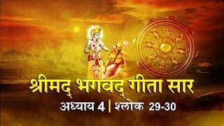भगवद गीता सार अध्याय 4- श्लोक 29,30 with lyrics| Bhagwad Geeta Saar- Verse 29, 30
