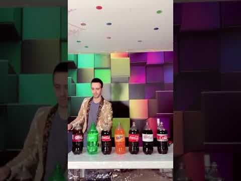 Highest soda and mentos