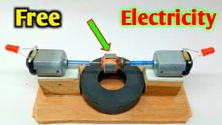 Free Energy With Two Dc Motor | Generator | Convert Energy | Self Running Automatic Machine