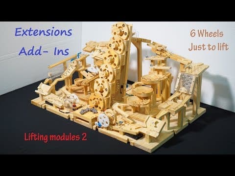 Wood Marble Machines with interchangeable parts