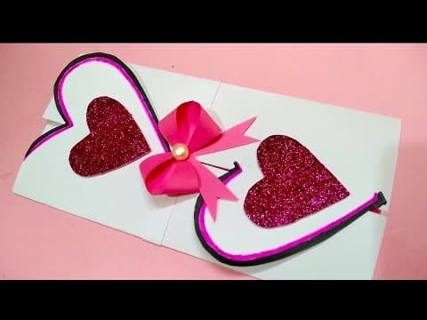 Beautiful handmade greeting card for friendship