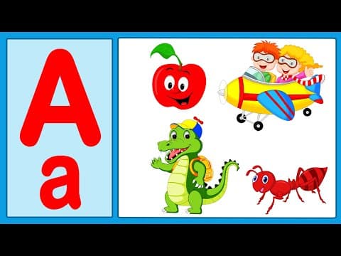 Phonics letter - phonics letter a - learning alphabet a - abc flashcards