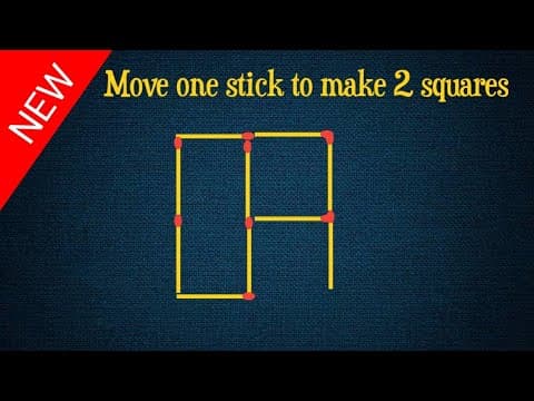 Genius only can solve | matchstick puzzles 9 #brainteaser #solve #games #puzzle