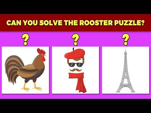 Can You Solve the Rooster Puzzle?