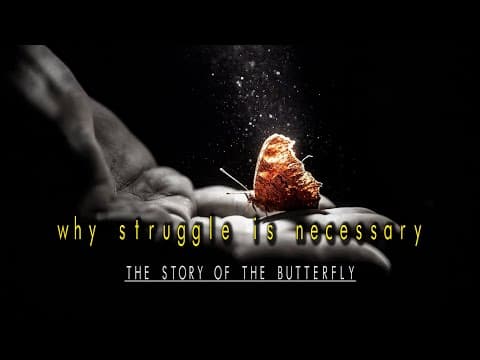 WHY YOU STRUGGLE IN LIFE - The Story
Of The Butterfly