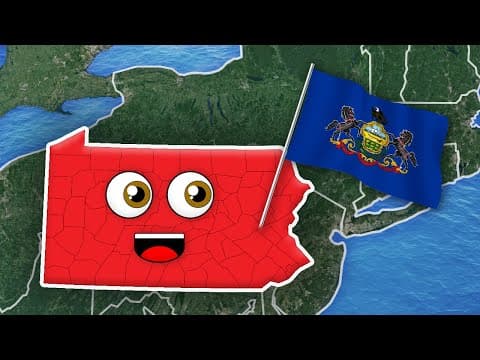 Pennsylvania - Geography & Counties - 50 States of America