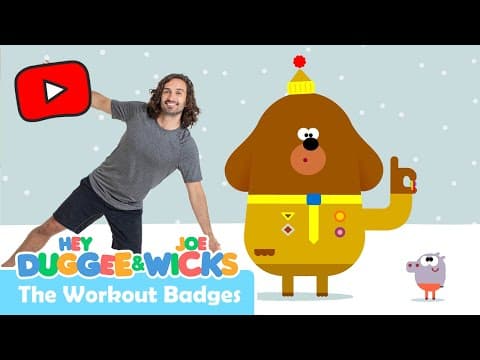 Hey Duggee & Joe Wicks: The Ice Skating Badge | The Workout Badges