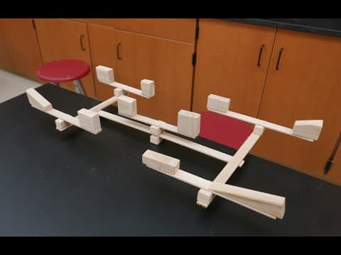 Wooden levers challenge, Wood balancing puzzle // Homemade Science with Bruce Yeany