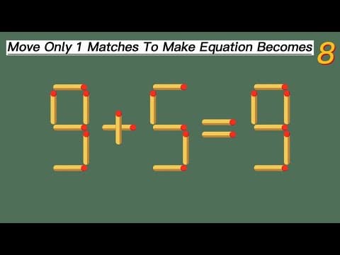 Matchsticks Puzzle | Tricks That Blow Your Mind | Brain Test