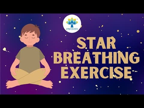 Star Breathing Exercise for Kids | Improve Focus, Calm & Lung Capacity | Yoga for Kids | Yoga Guppy