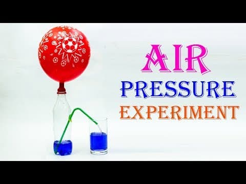 School Science Projects Air Pressure Experiment