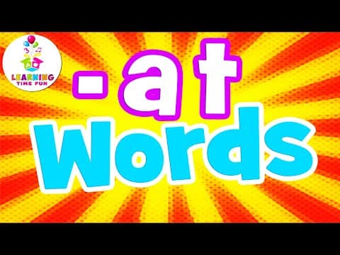AT Words for Kids-Read AT Words for Children (Word Family Series)