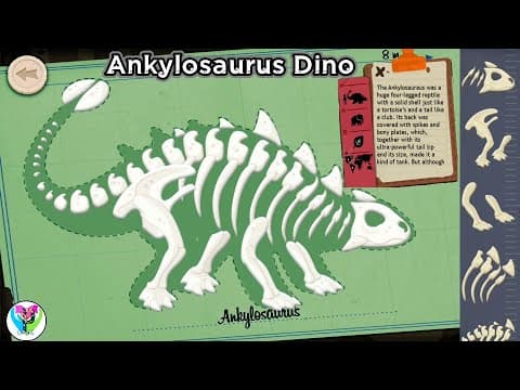 Find the Archaeologist Dinosaurs - Ankylosaurus Dino