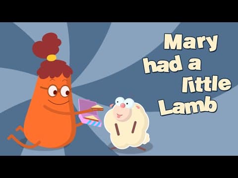 Mary Had A Little Lamb | English Nursery Rhymes For Kids | Learn Series For Kids | Rajshri Kids