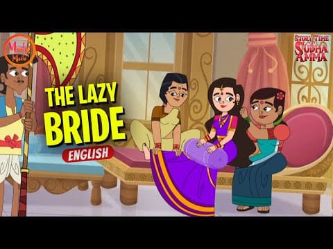 The Lazy Bride | English Moral Story | Story Time with Sudha Amma