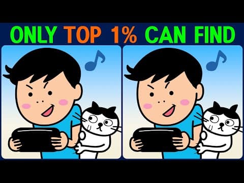 【Find the Difference】 The top 1% of geniuses are all to be found!