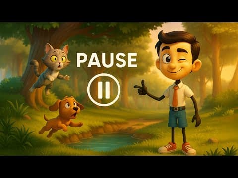 What if we could Pause Time by Blinking? | #aumsum #kids #cartoon #science