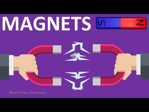 Magnets - science video for kids - magnetism - properties of magnets - uses of magnets