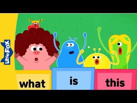 Sight words song - what - is - this - that - learn to read - kindergarten