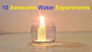 water experiments to do at home | science project