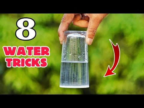 8 Amazing Water Experiments At Home - Easy Science Experiments With Water
