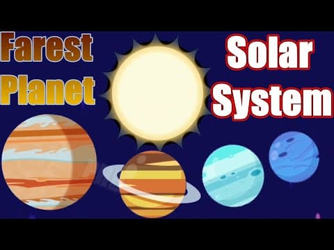 Planets Farest From the Sun - Walking to Solar System - Space videos
