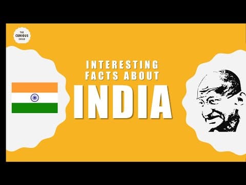 INTERESTING FACTS ABOUT INDIA Part 1 ll भारत के बारे में कुछ रोचक तथ्य