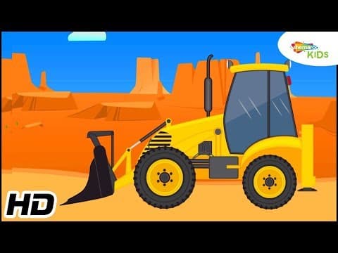 Front loader truck - learning construction vehicles for kids