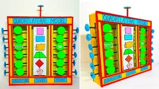 quadrilateral maths working model - tlm