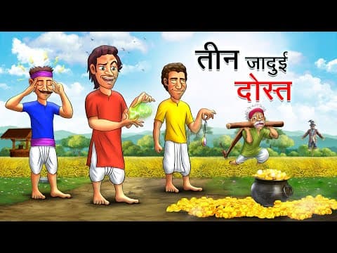 तीन जादुई दोस्त | TEEN JADUI DOST | HINDI KAHANIYA | HINDI STORIES