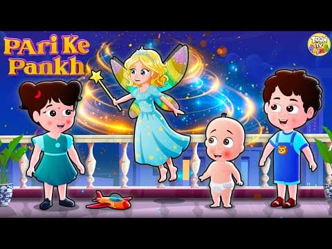 Pari Ke Pankh | Magic Wings of the Fairy | प्यारी परी का जादुई गाना | Hindi Kids Song | ToonTV
