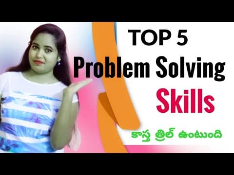 How to Develop Problem Solving Skills in Telugu /Vandana Grace