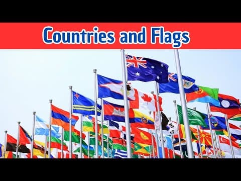 Countries and Their Flags for Kids | Learn World Flags & Names | Tiny Tutors
