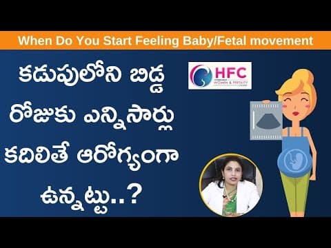 కడుపులోని బిడ్డ రోజుకు ఎన్నిసార్లు కదలాలి