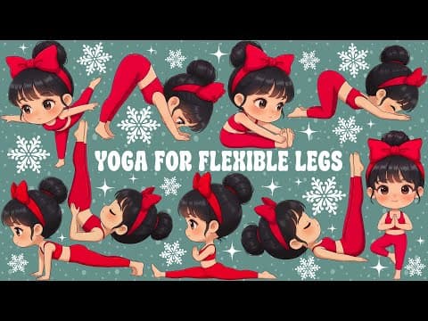 Yoga for Flexible Legs | Yoga for Children | Yoga for Health | Christmas Yoga | Winter Yoga