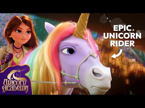 How to be Unicorn Riders! 🦄 at Unicorn Academy | Cartoons for Kids