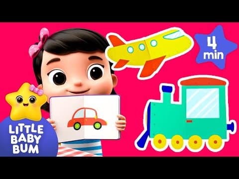 Planes, Trains & Cars 🚂✈️🚗 | Little Baby Bum