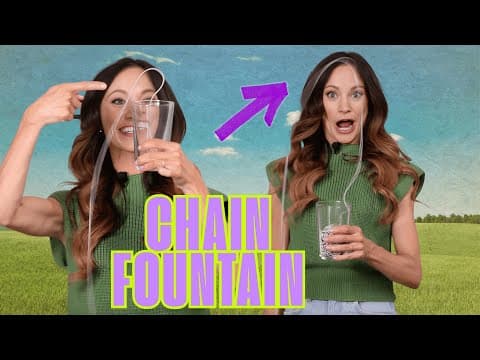 Chain Fountain Experiment - Emily's Science Lab - YouTube