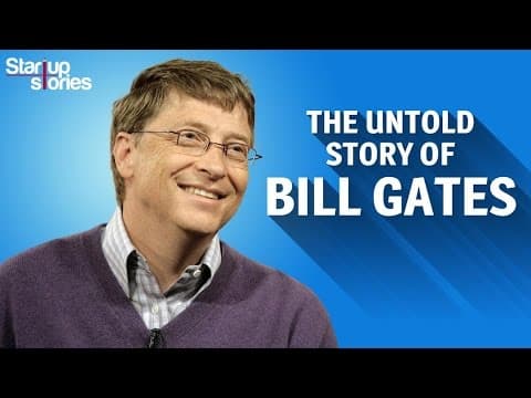 Bill Gates Success Story | Microsoft | Biography | Richest Person In The World | Startup Stories