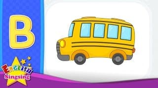 B Phonics - Letter B - Alphabet song | Learn phonics for kids