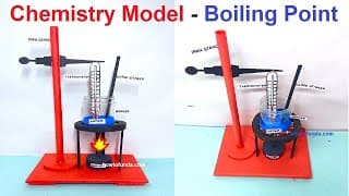 chemistry project model 3d - science exhibition - boiling point of water experiment